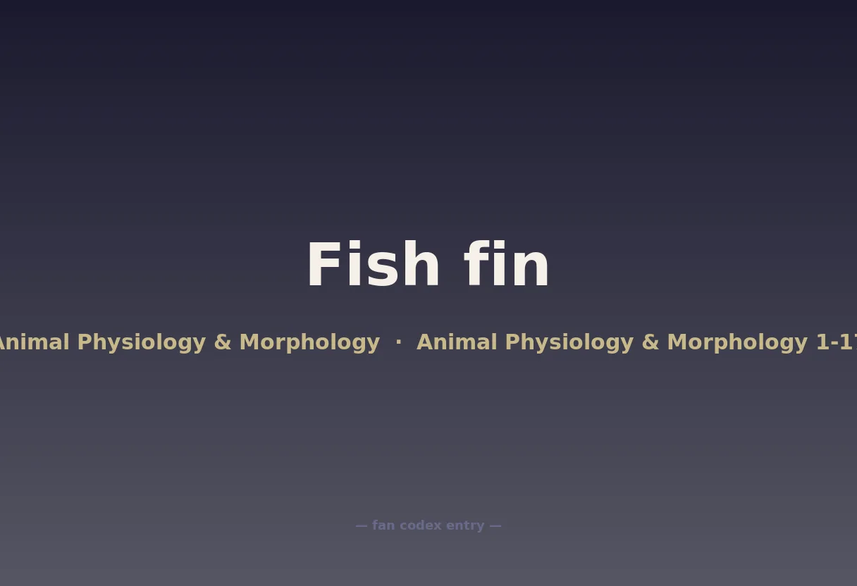Fish fin