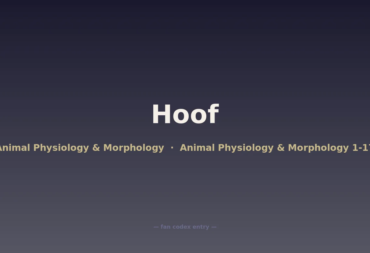 Hoof