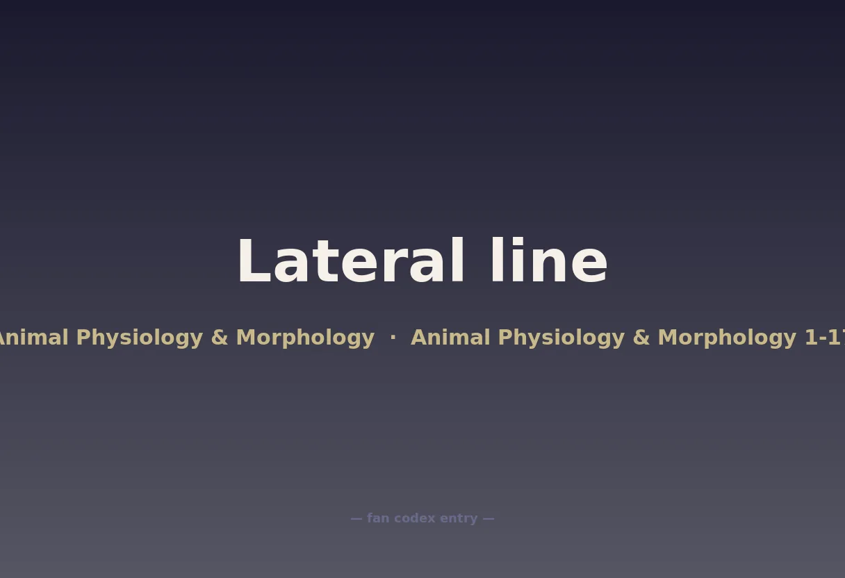 Lateral line
